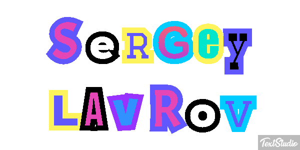 Sergey Lavrov Efekt tekstowy