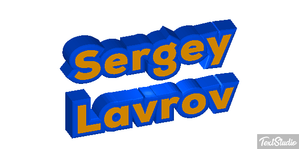 Sergey Lavrov Efekt tekstowy