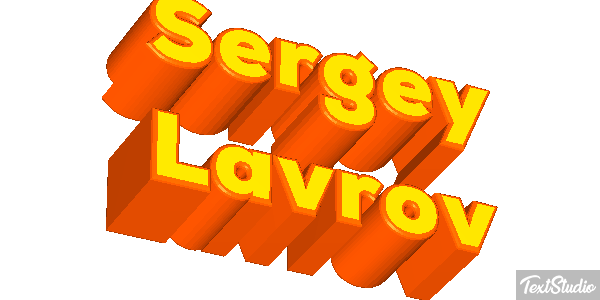 Sergey Lavrov Efekt tekstowy