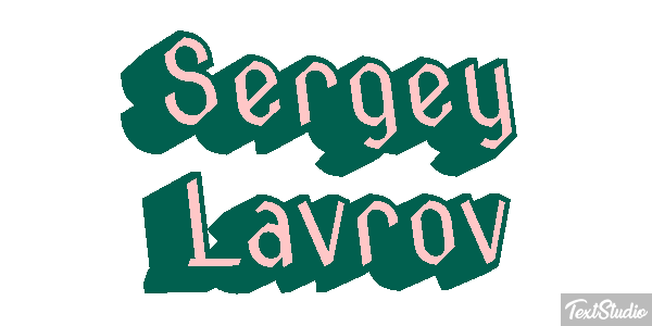 Sergey Lavrov Efekt tekstowy