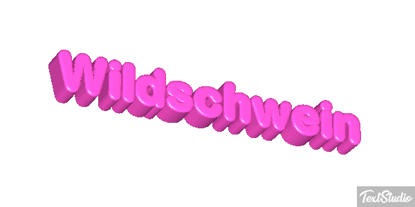 Wildschwein テキスト効果