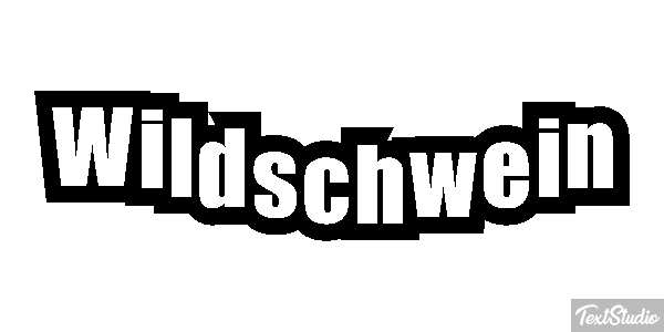 Wildschwein テキスト効果