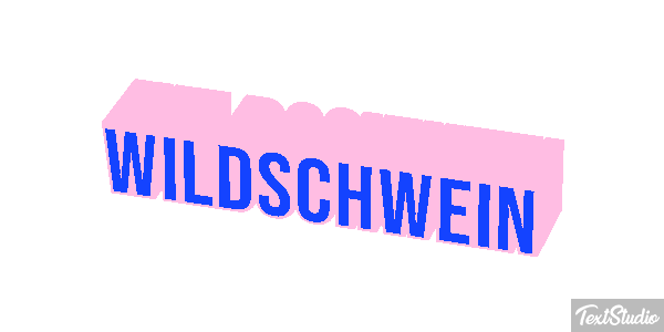 Wildschwein テキスト効果