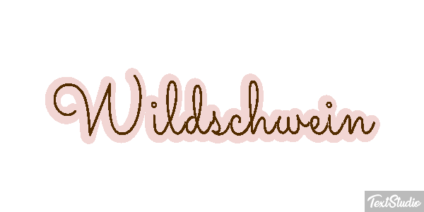 Wildschwein テキスト効果