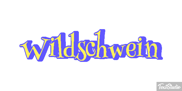 Wildschwein テキスト効果