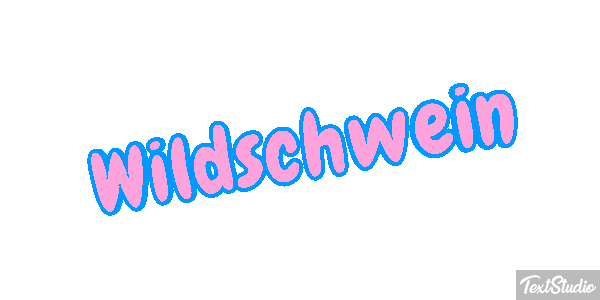 Wildschwein テキスト効果