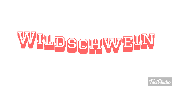 Wildschwein テキスト効果