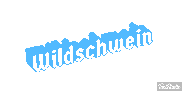 Wildschwein テキスト効果