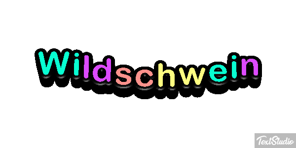 Wildschwein テキスト効果