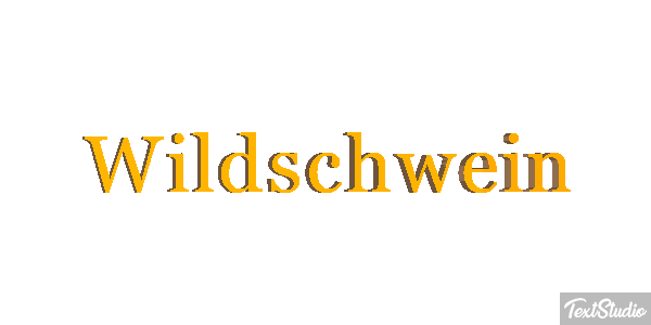 Wildschwein テキスト効果