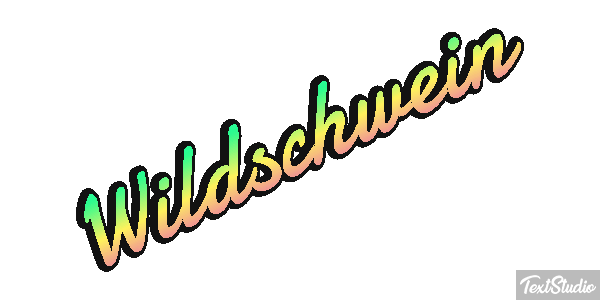 Wildschwein テキスト効果
