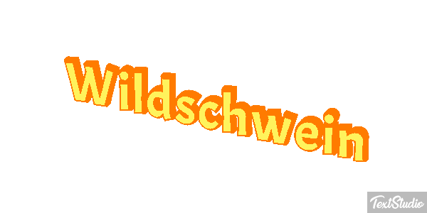 Wildschwein テキスト効果