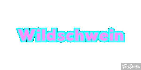 Wildschwein テキスト効果