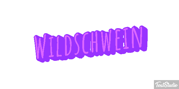 Wildschwein テキスト効果