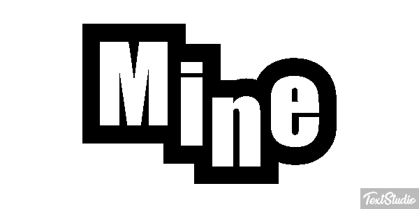 Mine Texteffekt