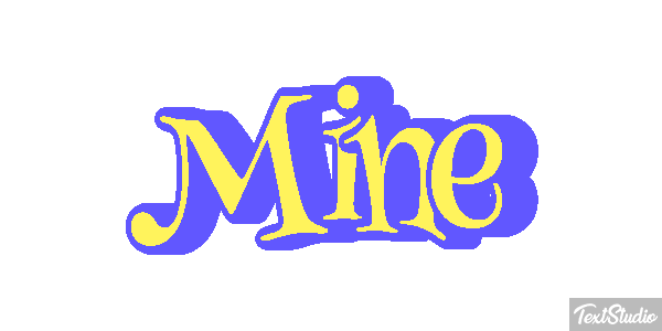 Mine Texteffekt