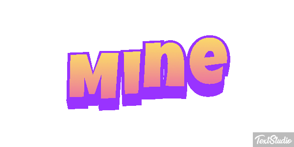 Mine Texteffekt