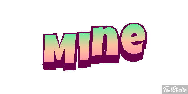 Mine Texteffekt