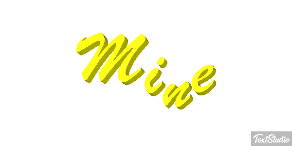 Mine Texteffekt