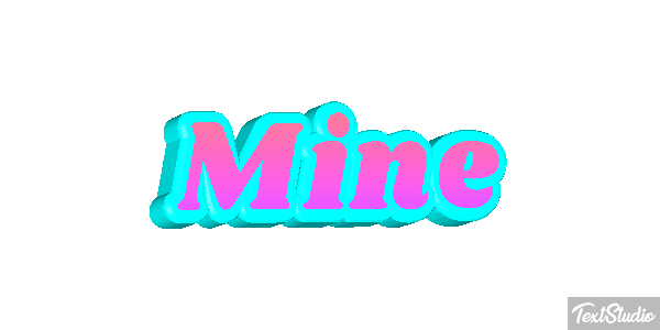 Mine Texteffekt