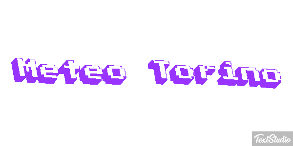 Meteo Torino Efeito do texto