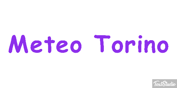 Meteo Torino Efeito do texto