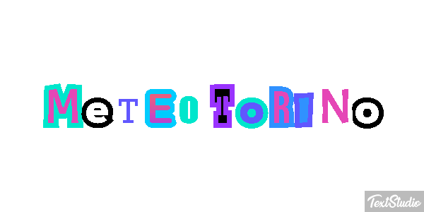 Meteo Torino Efeito do texto