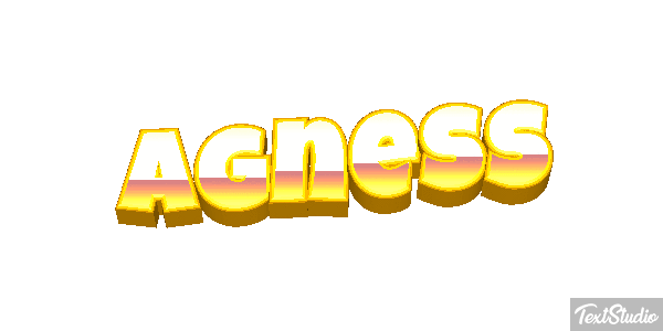 Agness Text effect