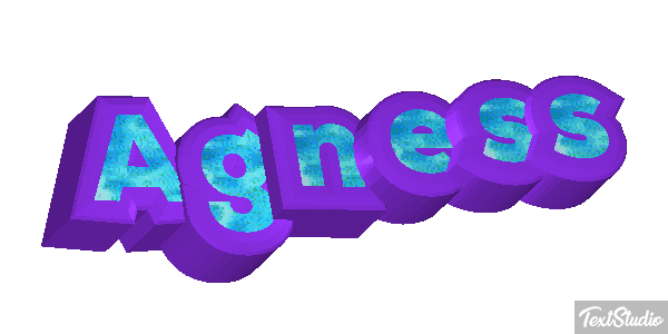 Agness Text effect
