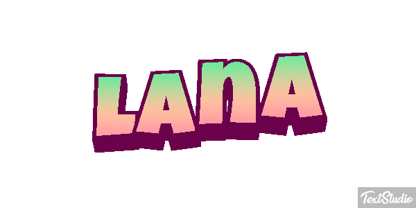 Lana Efekt tekstowy