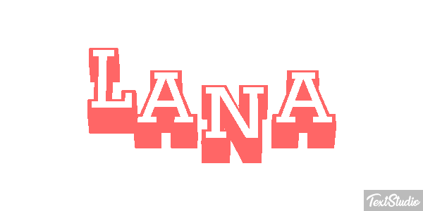Lana Efekt tekstowy