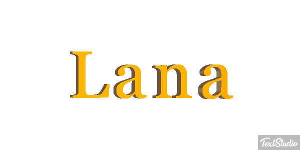 Lana Efekt tekstowy