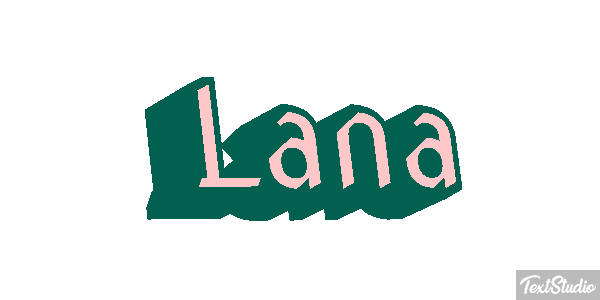 Lana Efekt tekstowy