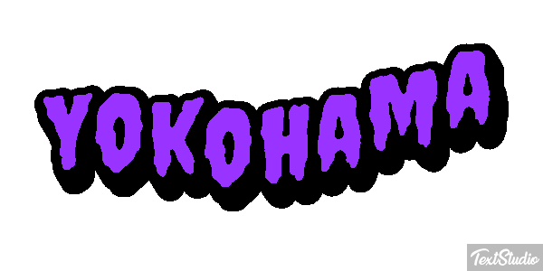 Yokohama Efecto de texto