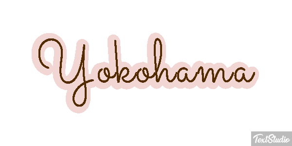 Yokohama Efecto de texto