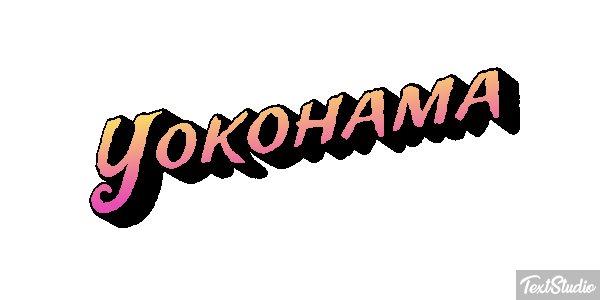 Yokohama Efecto de texto