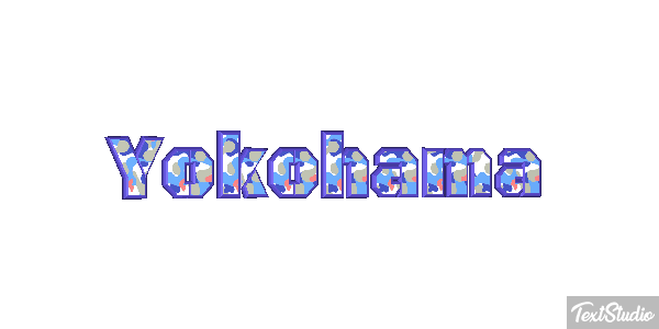 Yokohama Efecto de texto