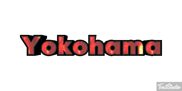 Yokohama Efecto de texto