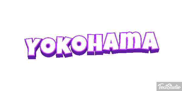 Yokohama Efecto de texto