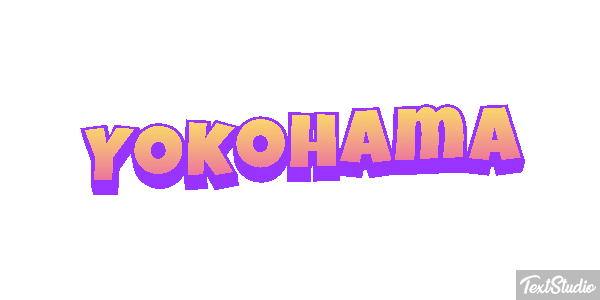 Yokohama Efecto de texto