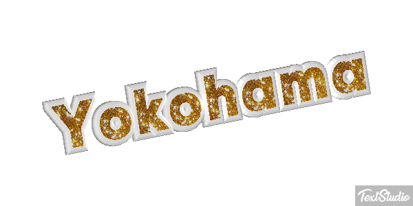 Yokohama Efecto de texto