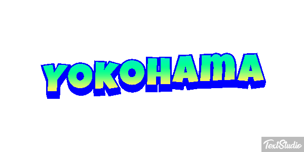 Yokohama Efecto de texto