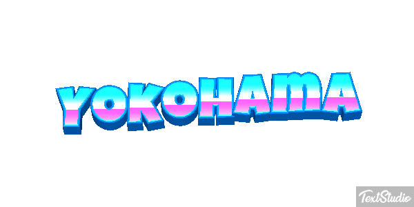 Yokohama Efecto de texto