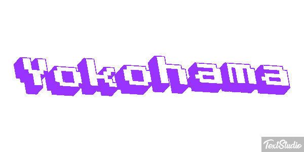 Yokohama Efecto de texto