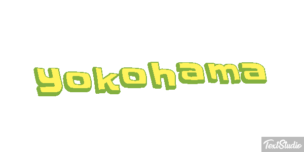 Yokohama Efecto de texto