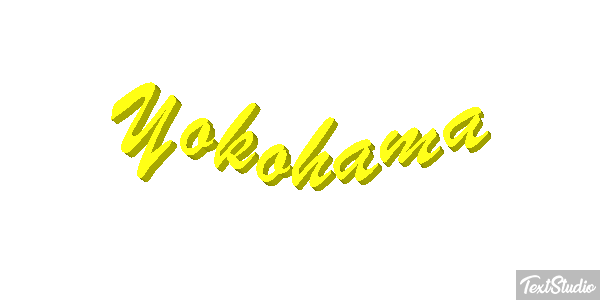 Yokohama Efecto de texto