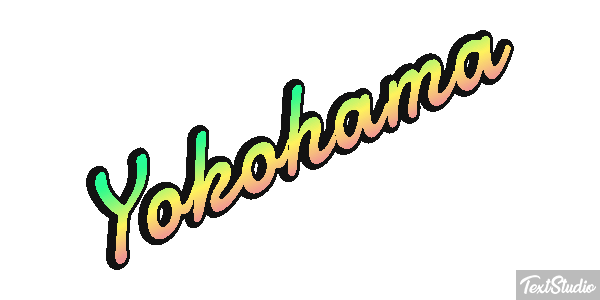 Yokohama Efecto de texto