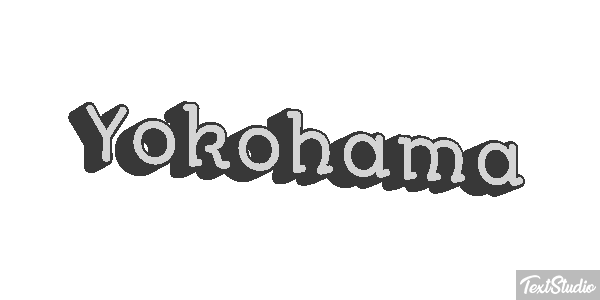 Yokohama Efecto de texto