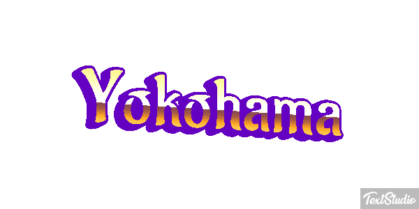 Yokohama Efecto de texto