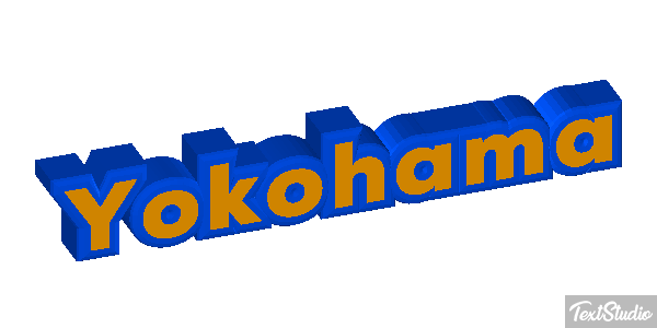 Yokohama Efecto de texto